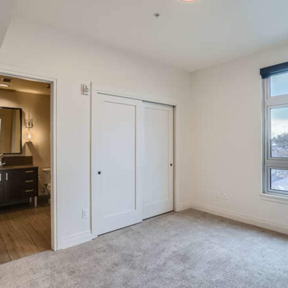 spacious living room at The View at Wash Park in Denver, Colorado