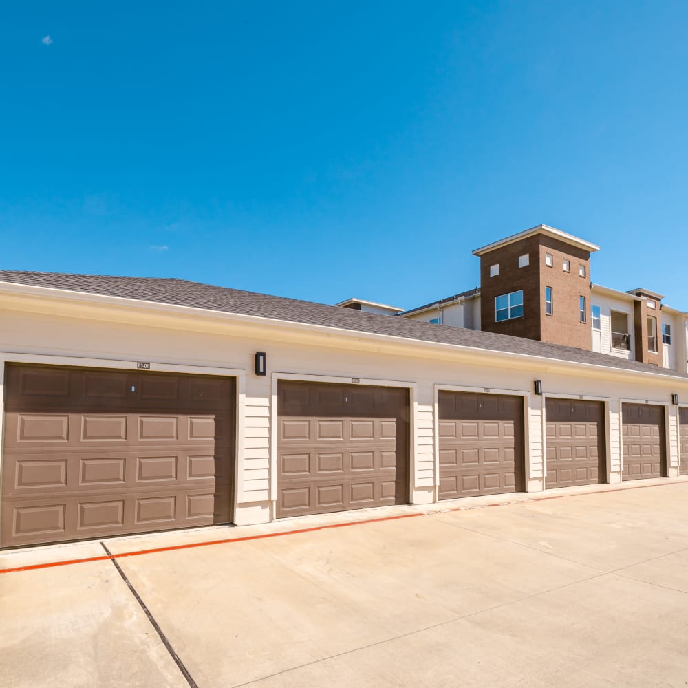 Garage parking at NOVU New Forest in Houston, Texas