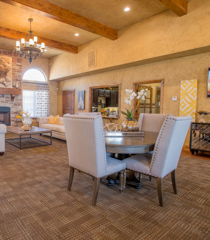 Resident clubhouse at Mission Point Apartments in Moore, Oklahoma