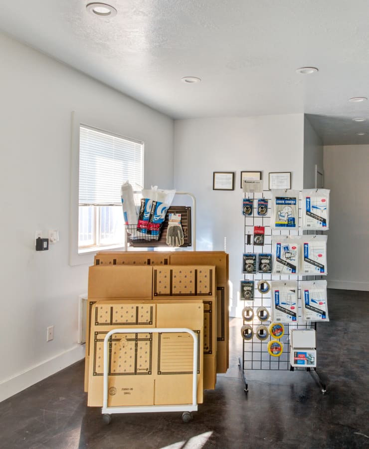 Packing supplies available at StorQuest Economy Self Storage in Salt Lake City, Utah