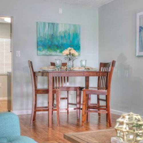 View floor plans at Bayside Villas Apartment Homes in South Pasadena, Florida