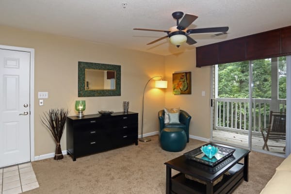 Private balcony or patio at Broad River Trace in Columbia, South Carolina