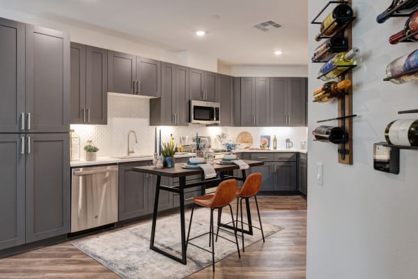 Nice dining area in the middle of the kitchen at The Scottsdale Grand in Scottsdale, Arizona