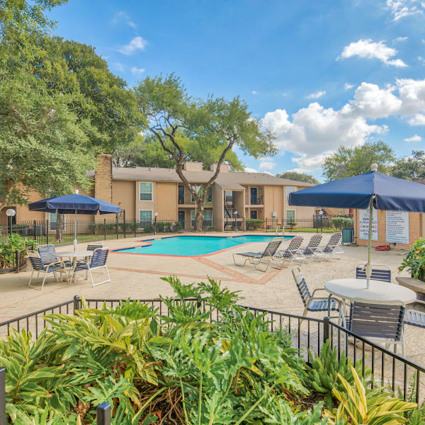 Community pool at Summer Creek Apartments in Houston, Texas