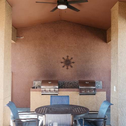 BBQ area at Tierra Vida in Tucson, Arizona
