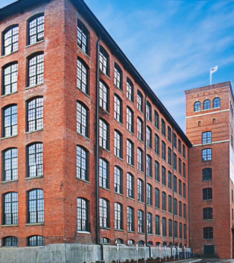 Rendering historical apartments at Loray Mill Lofts in Gastonia, North Carolina