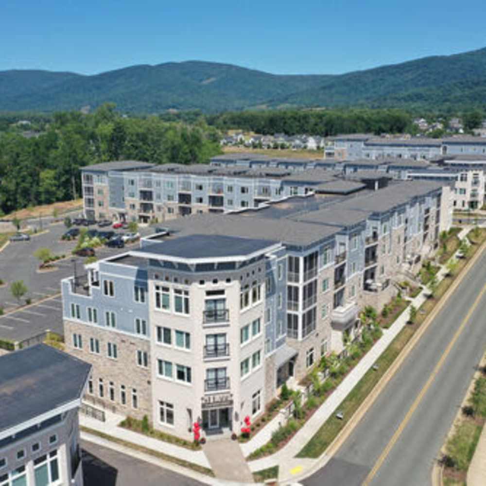 Aerial view of apartment at The Summit At Old Trail in Crozet, Virginia