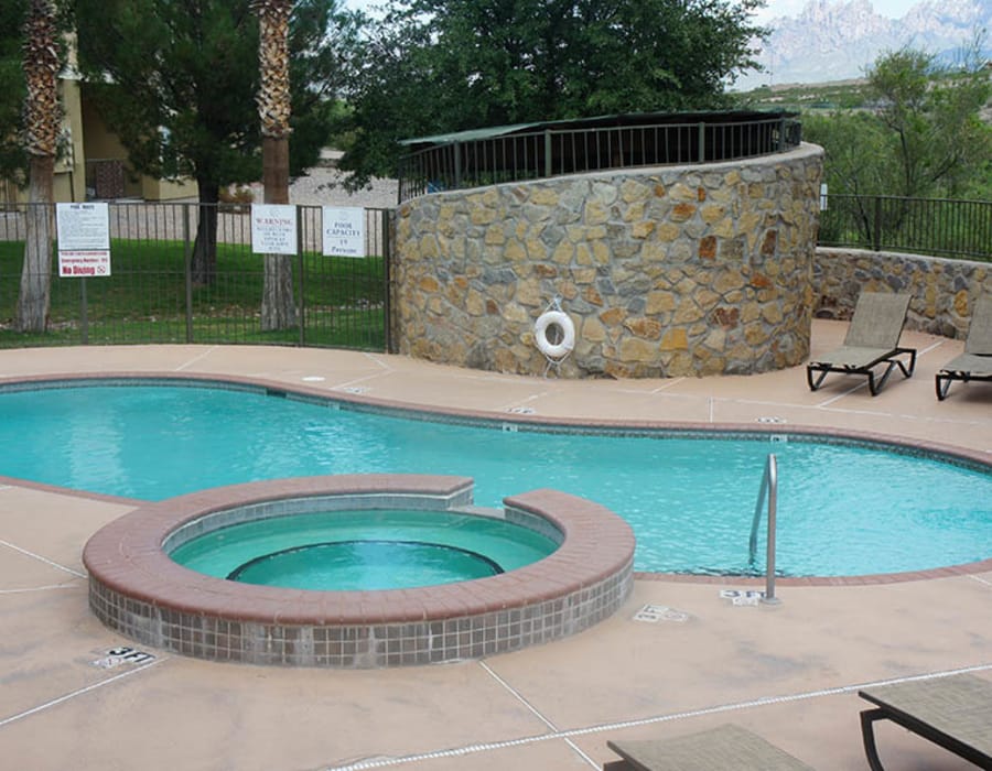 Cuestas Apartments swimming pool in Las Cruces, NM