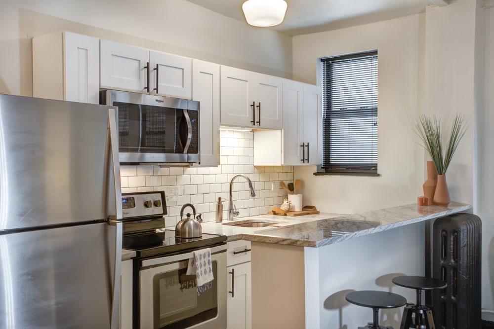 kitchen at The Vivian in Chicago, Illinois