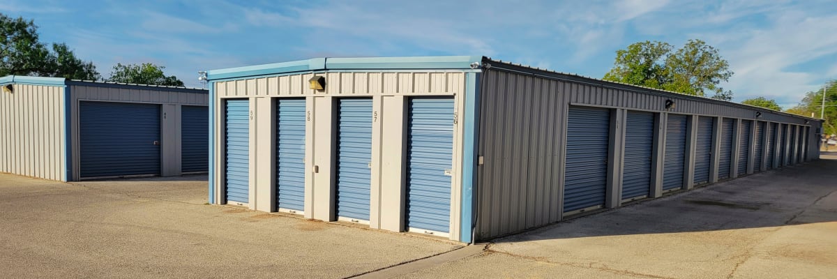 Unit sizes and prices at KO Storage in San Angelo, Texas