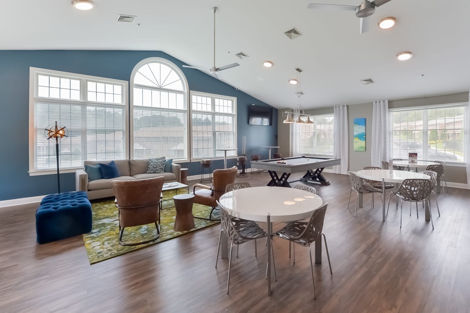 Resident clubhouse at Marchwood Apartment Homes in Exton, Pennsylvania