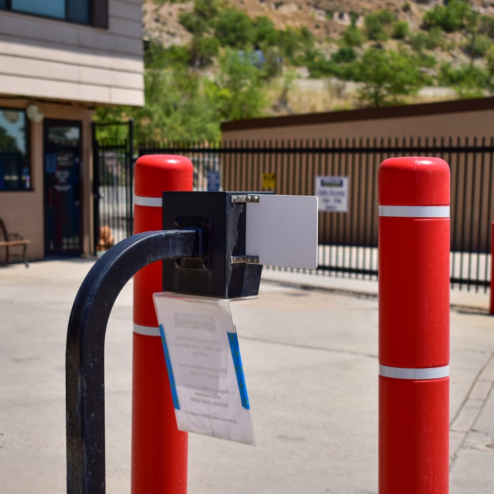 Keypad entry at STOR-N-LOCK Self Storage in Salt Lake City, Utah