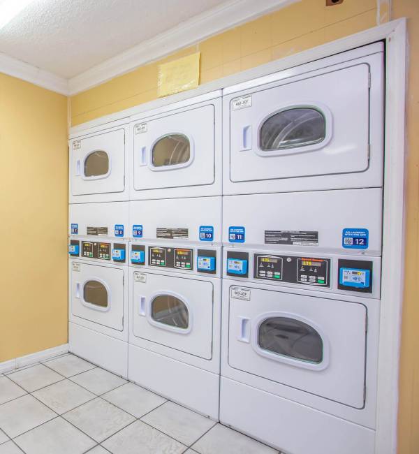 Laundry facility at Serenity Apartments in Leesburg, Florida