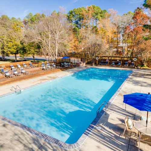 Sparkling pool at Chesterfield Flats, North Chesterfield, Virginia