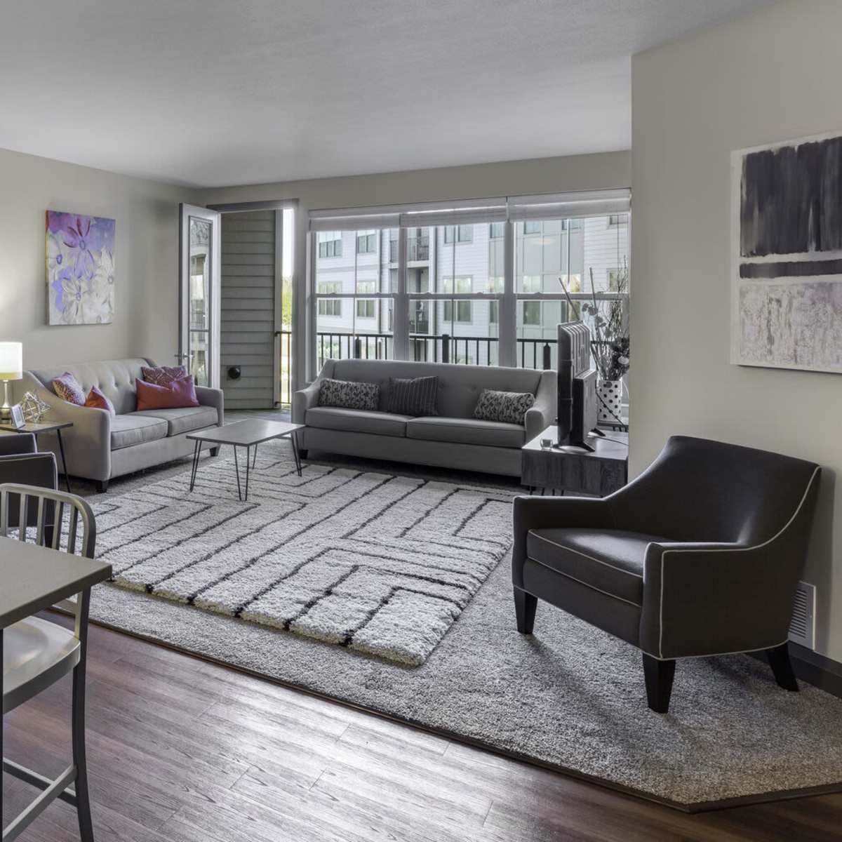 View floor plans offered at Water Street Apartments in Dayton, Ohio