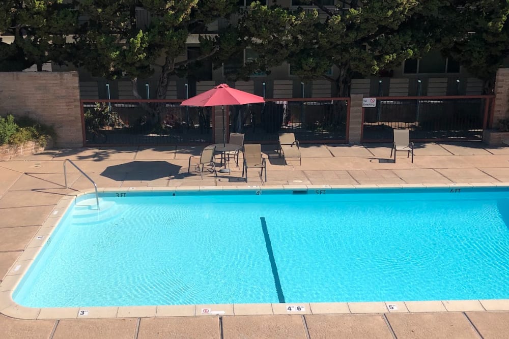 Swimming pool at Terrace Garden Apartment Homes in San Leandro, California