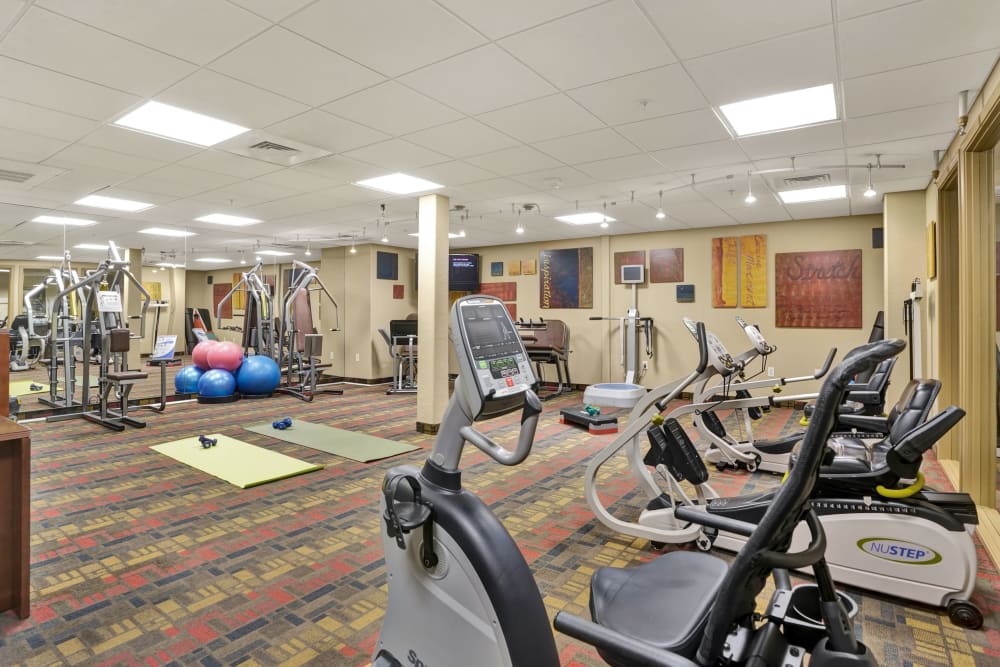 Gym at McDowell Village in Scottsdale, Arizona 