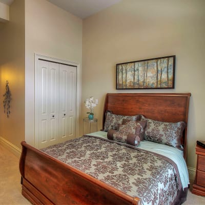 Bedroom at Tranquility Estates in Grand Blanc, Michigan