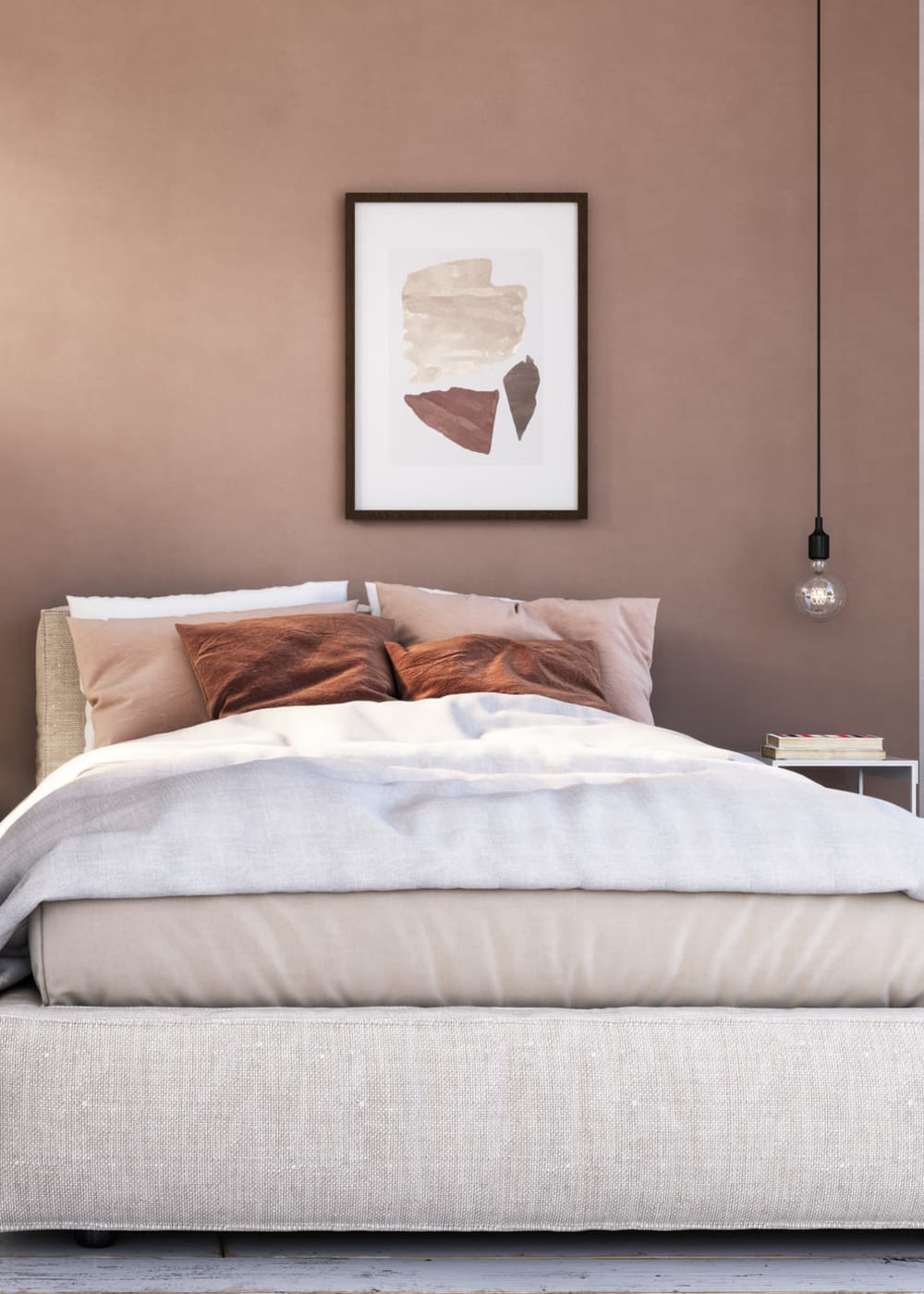 Rendering bedroom apartment at Copper Mill in Austin, Texas