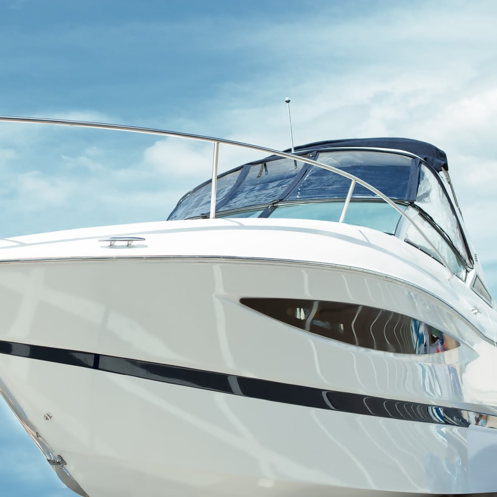Boat storage at ABC Mini Storage in Spokane, Washington