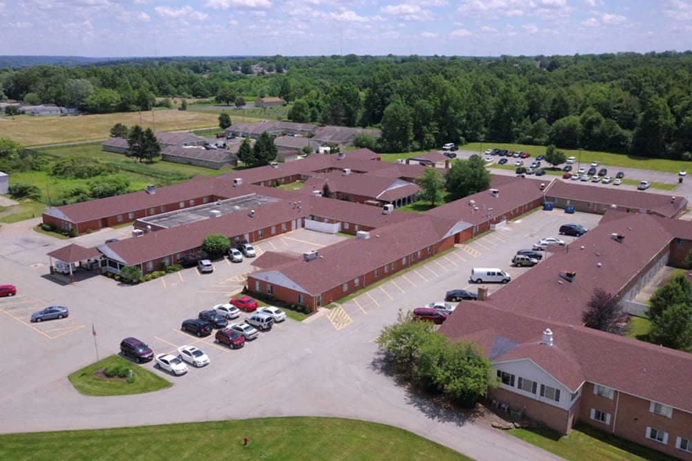 Aerial at Windsor House at Omni Manor in Youngstown, Ohio