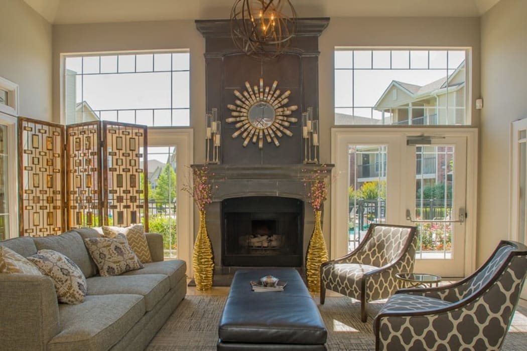The clubhouse at Villas at Aspen Park in Broken Arrow, Oklahoma