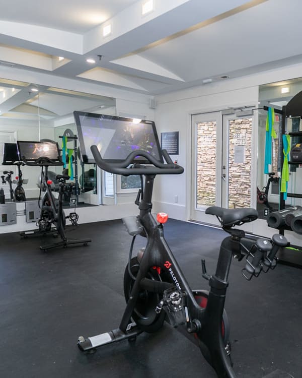 Fitness center at Highland Square in Atlanta, Georgia
