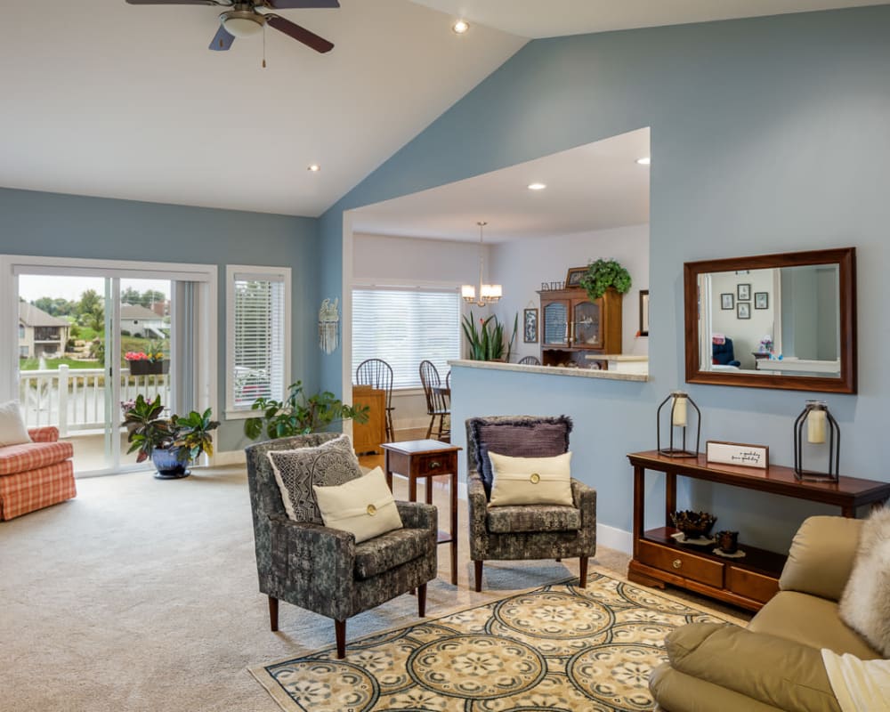 Spacious townhomes are available at Glenwood Place in Marshalltown, Iowa.