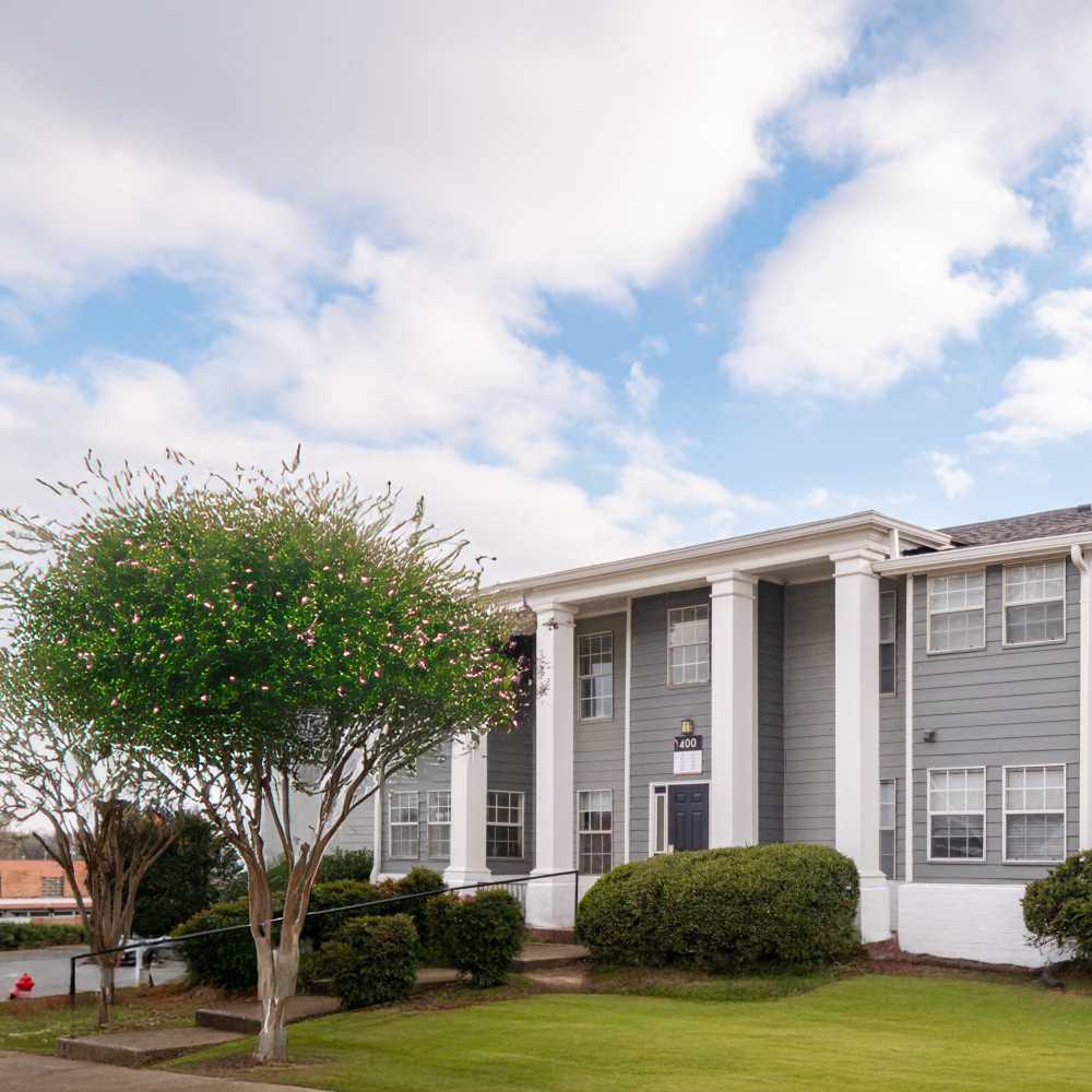 Property signage board at Equinox at Midtown in Chattanooga, Tennessee