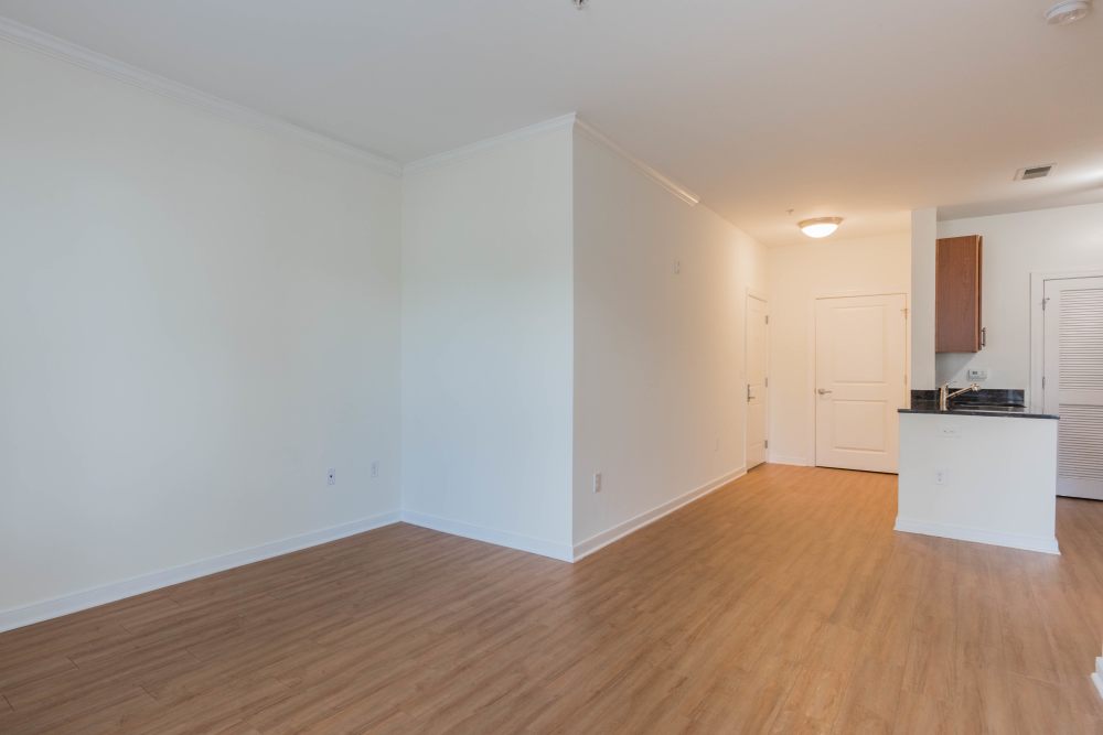 Living area with view of kitchen at 2001 East in Richmond, Virginia