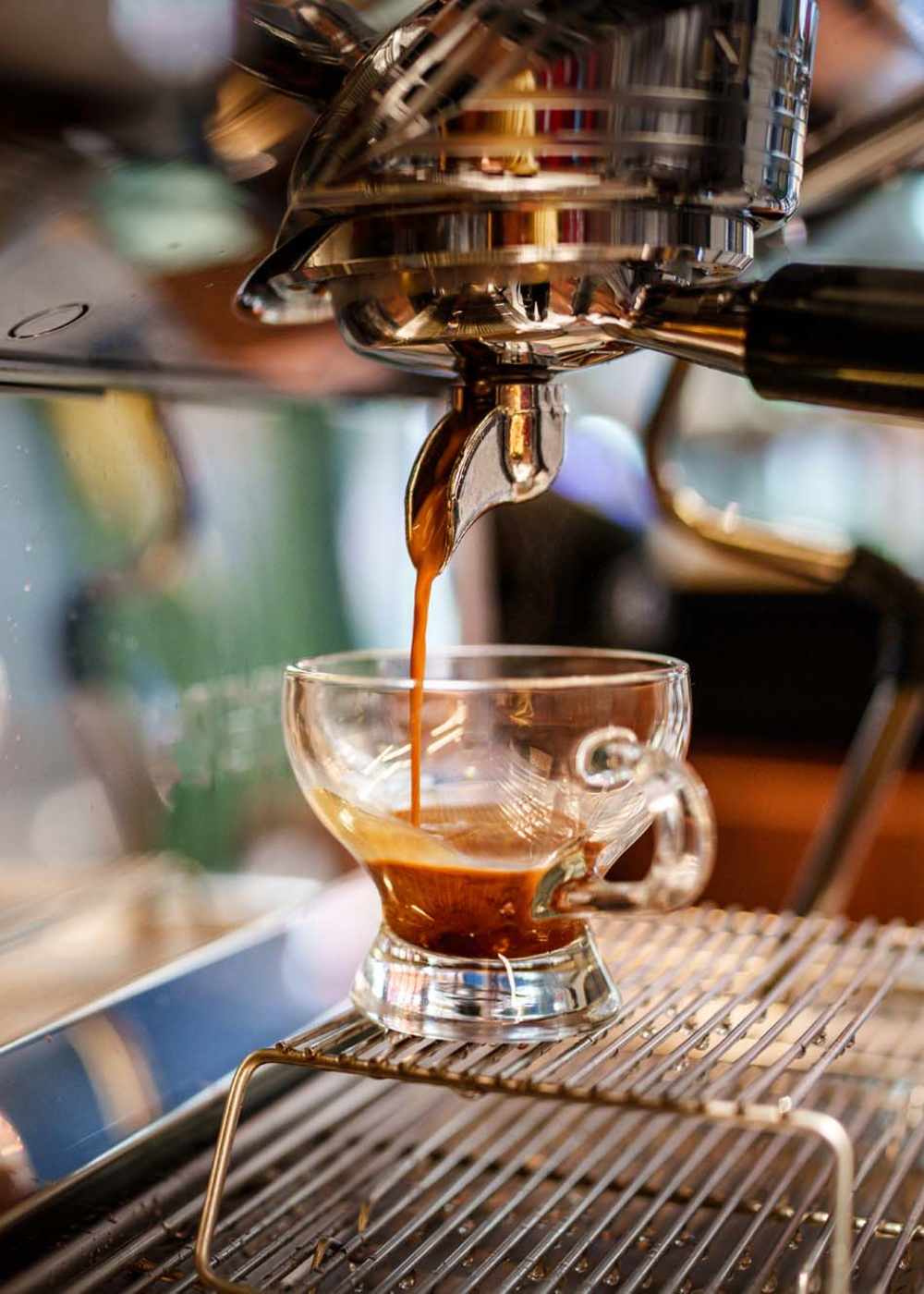 Coffee tap in a local coffee shop near The Union in Portland, Oregon   