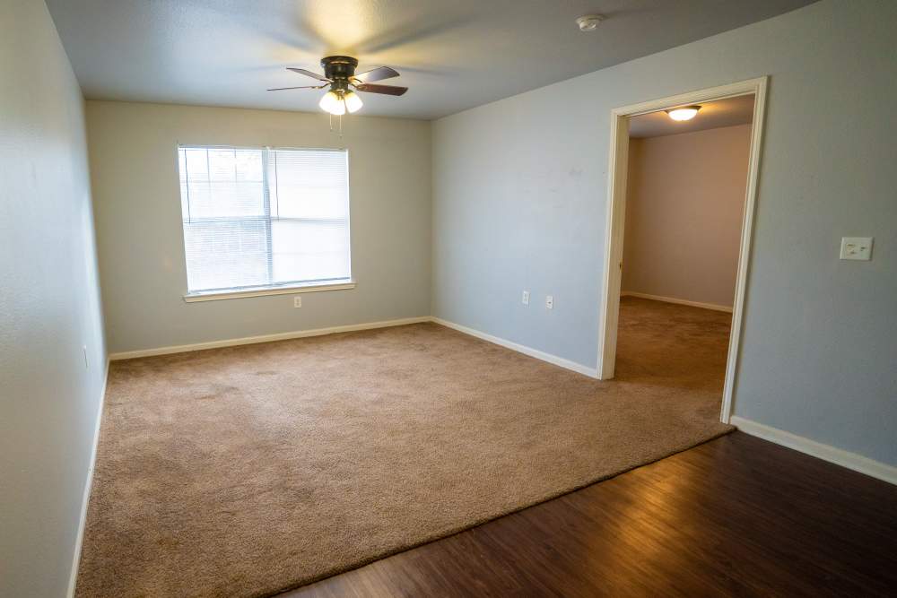 spacious living area with carpet flooring at Hillside in Minden. LA