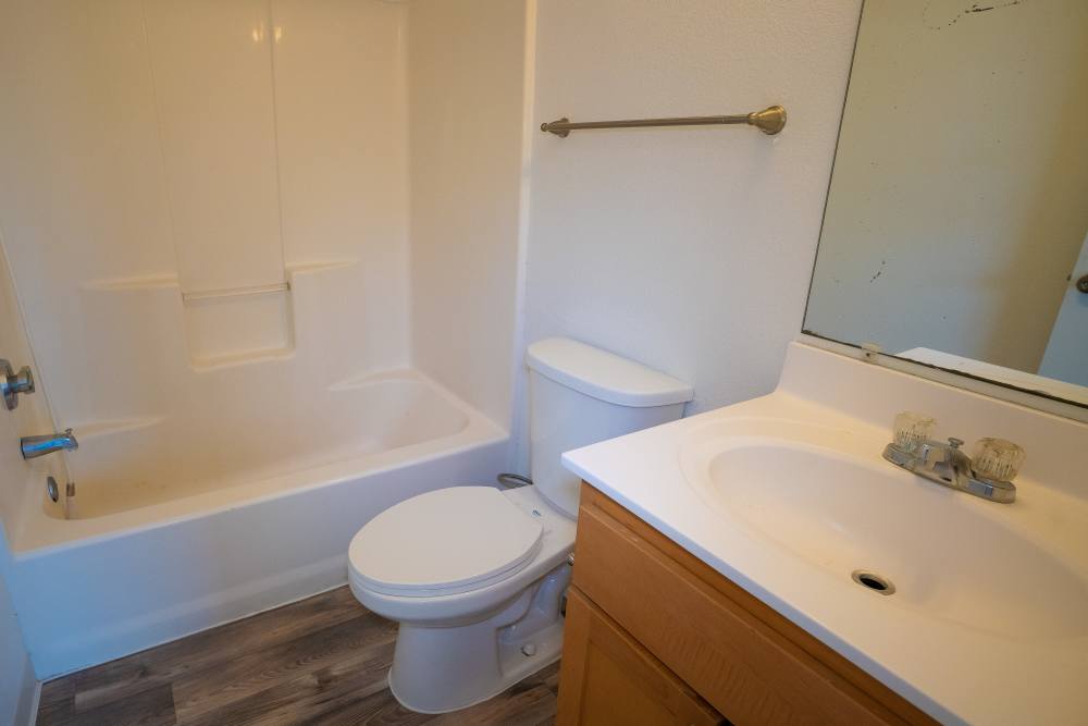Bathroom with vanity unit at Sea Mist Townhomes in Rockport,Texas