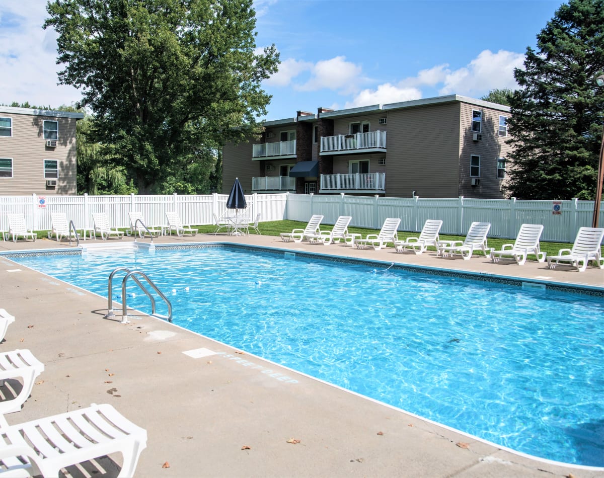Swimming pool in Liverpool at Harborside Manor
