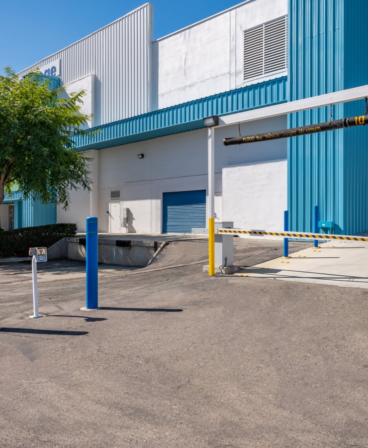 The exterior of the main entrance at StorQuest Self Storage in Torrance, California