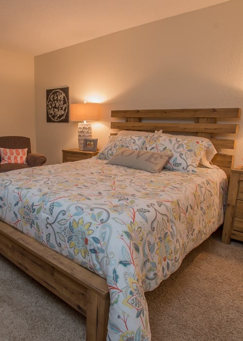 Floor plans at Woodscape Apartments in Oklahoma City, Oklahoma