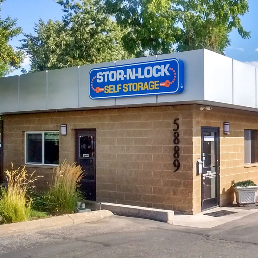 The front door at STOR-N-LOCK Self Storage in Boise, Idaho