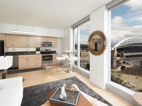 View our floor plans at The Wave at Stadium Place in Seattle, Washington