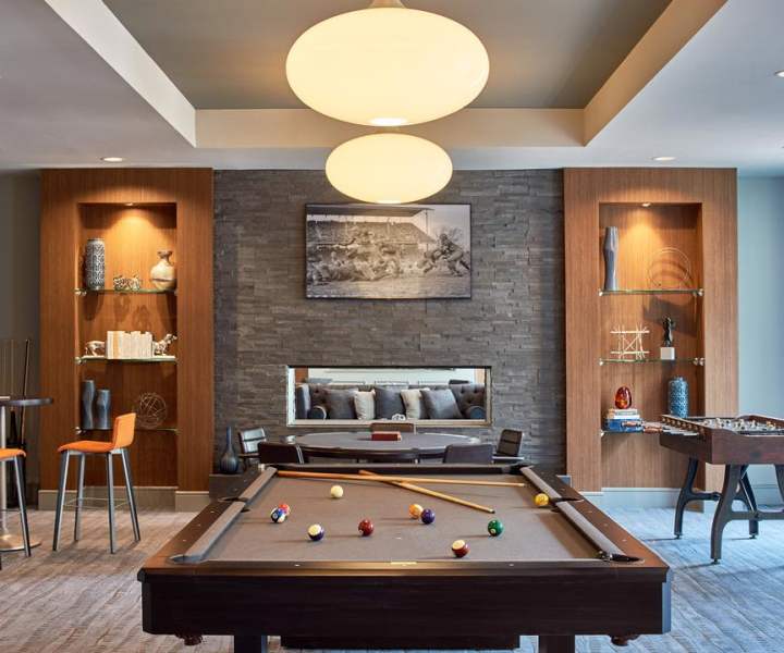 Gamming room at Evolution at Towne Centre in Laurel, Maryland