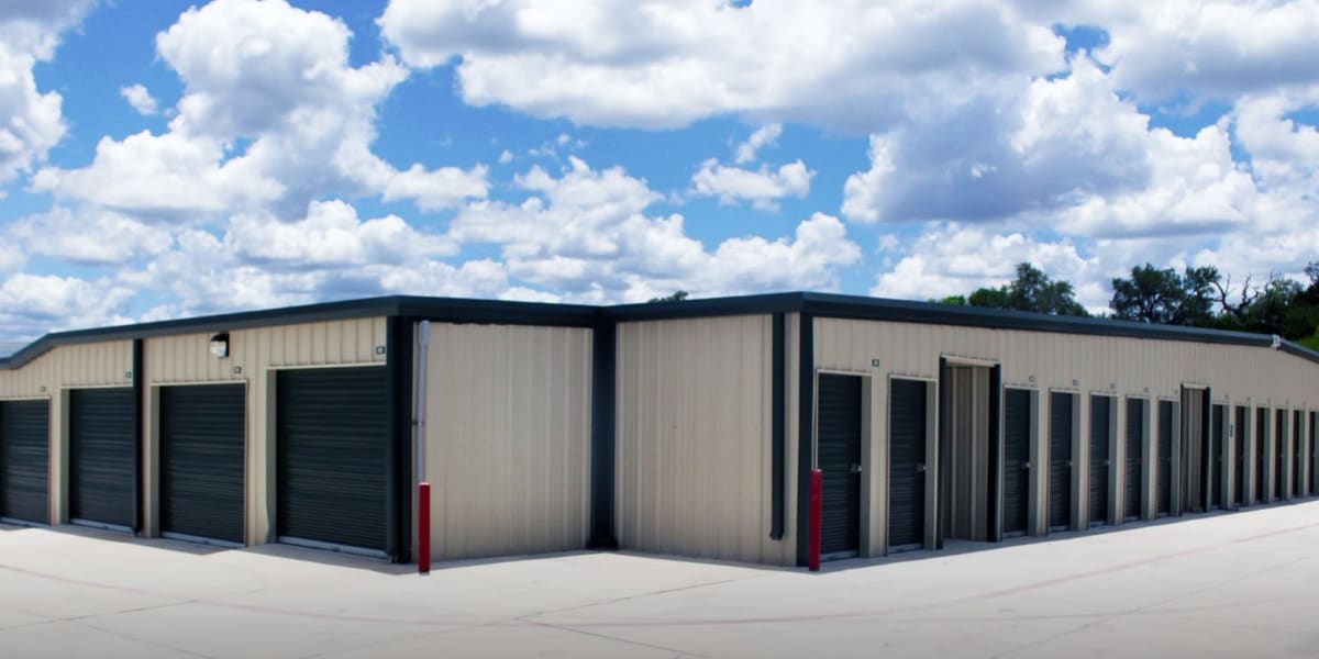 Drive-up storage units at Another Closet Storage in Kerrville, Texas