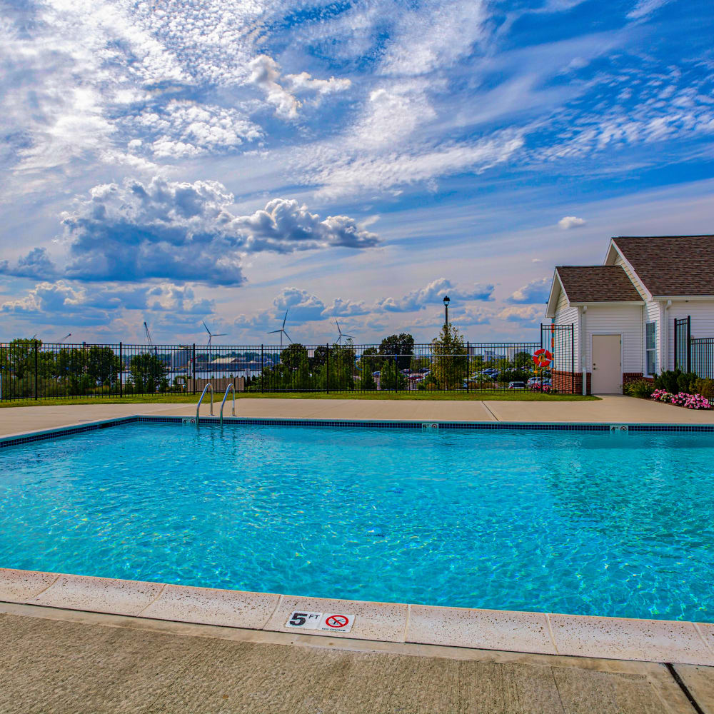 Swimming pool at Kettle Point Apartments, East Providence, Rhode Island