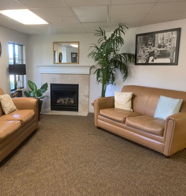 Lounge at Westminster Terrace Senior Living in Westminster, CA