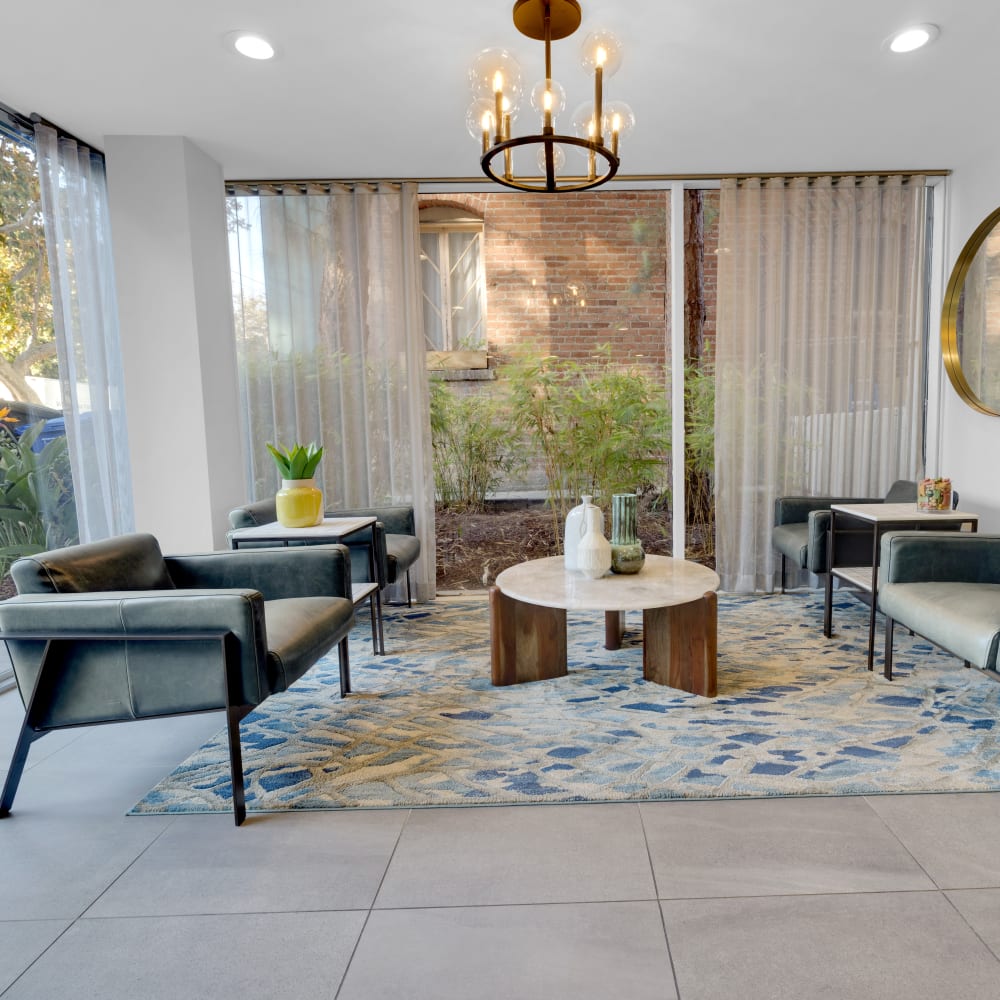 Lobby at The Tower at Hollywood Hills, Los Angeles, California