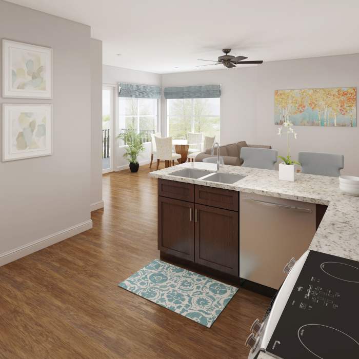 Spacious Kitchen at Aspire at West End, Richmond, Virginia