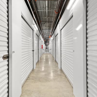 A covered loading dock at Storage Star Mopac in Austin, Texas