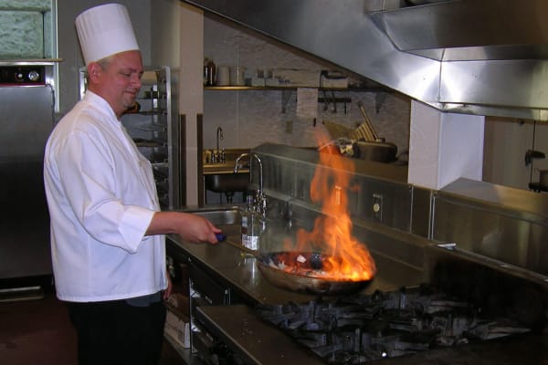 Chef prepared meals daily at The Heights at Columbia Knoll in Portland, Oregon
