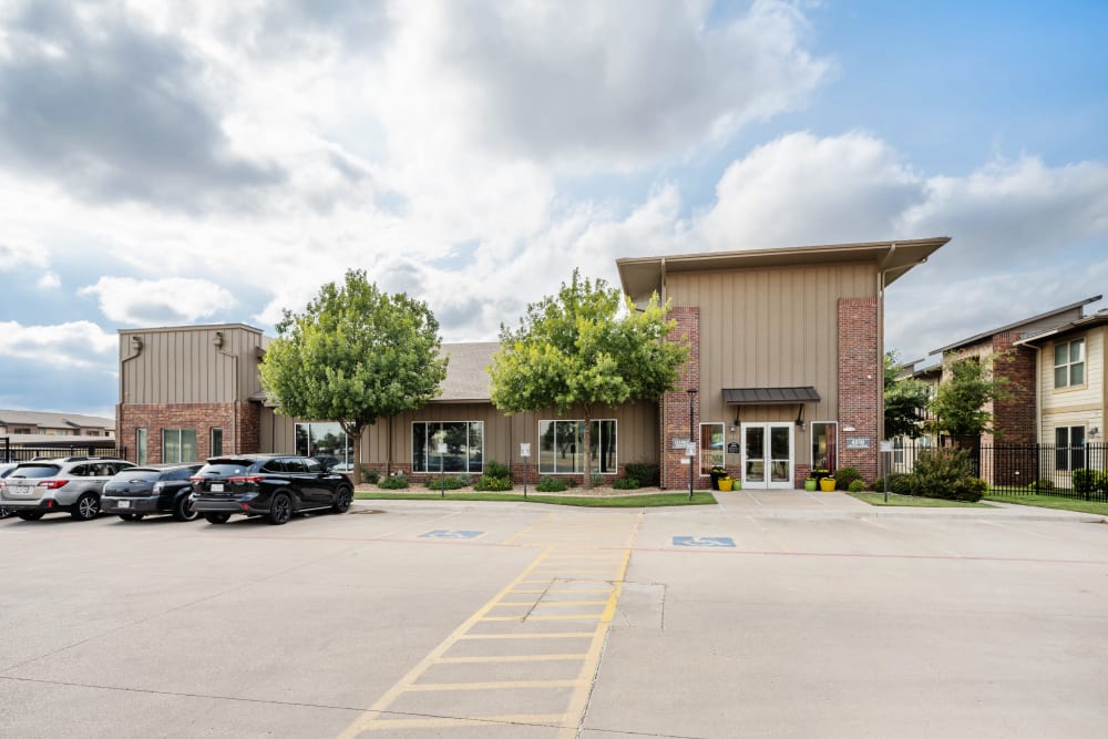 Exterior of leasing office at Anatole at City View in Lubbock, Texas