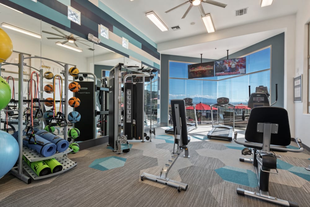 Incredibly fitness center with everything you need for a workout at Luna at Fountain Hills in Fountain Hills, Arizona