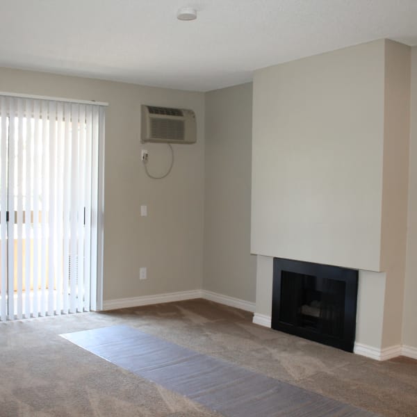 Living room at Residence at River Bend