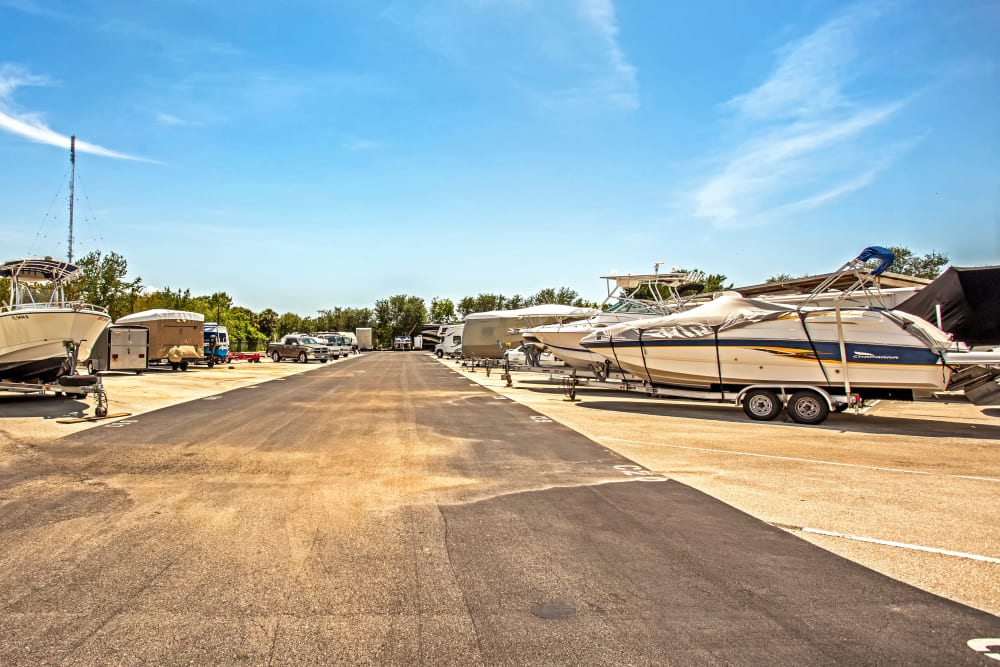 RV and boat storage at Metro Self Storage in Fort Myers, Florida